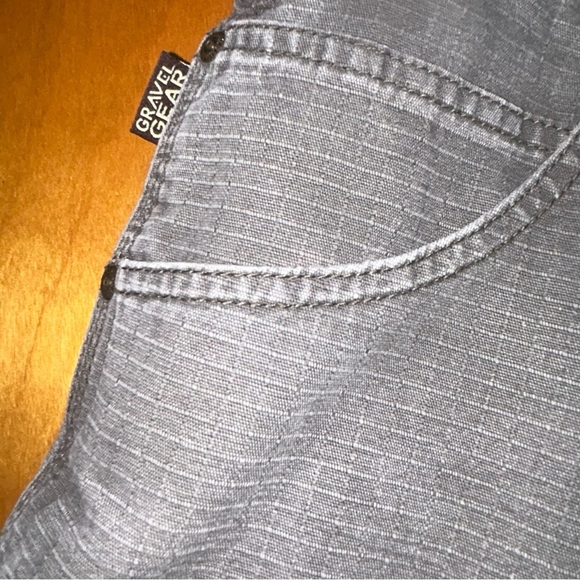 Gravel gear gray cargo relaxed fit shorts size 38 - Picture 3 of 5